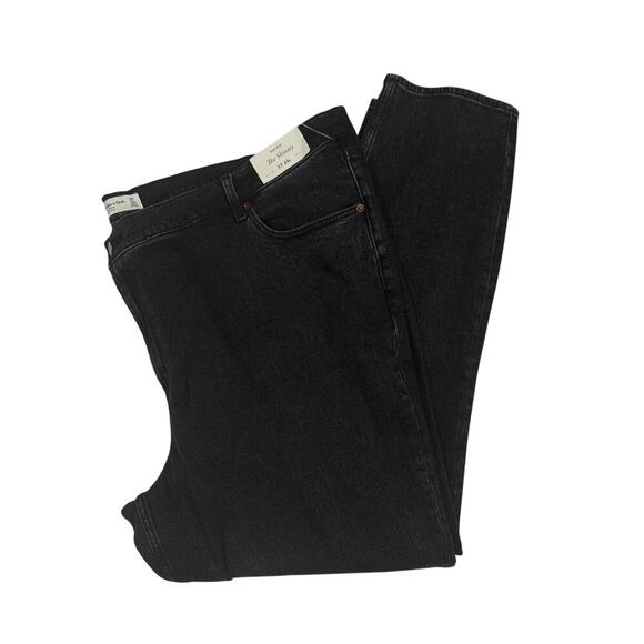 A&F Abercrombie & Fitch NWT 52x31 3XL High Rise Skinny Black Jeans Plus - Picture 3 of 5